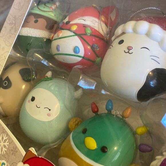 Original Squishmallows Christmas Tree Set of 10 Ornaments by Kurt Adler New READ - Picture 6 of 10